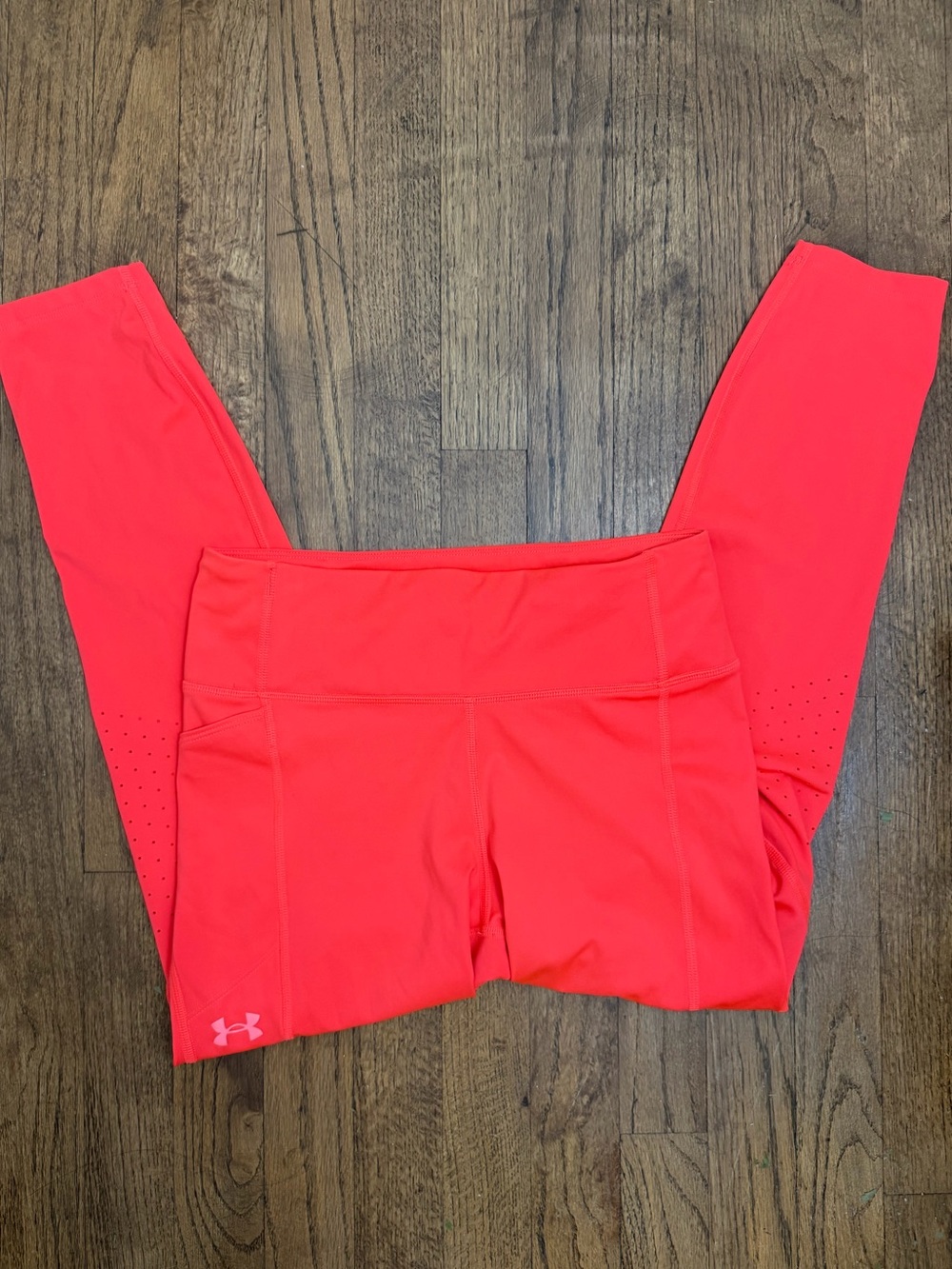 Under Armour Bright Coral Workout Leggings